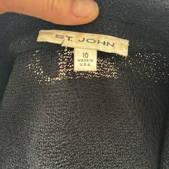 ST. John Women’s Jacket With Zipper Size 10 - Picture 2 of 15